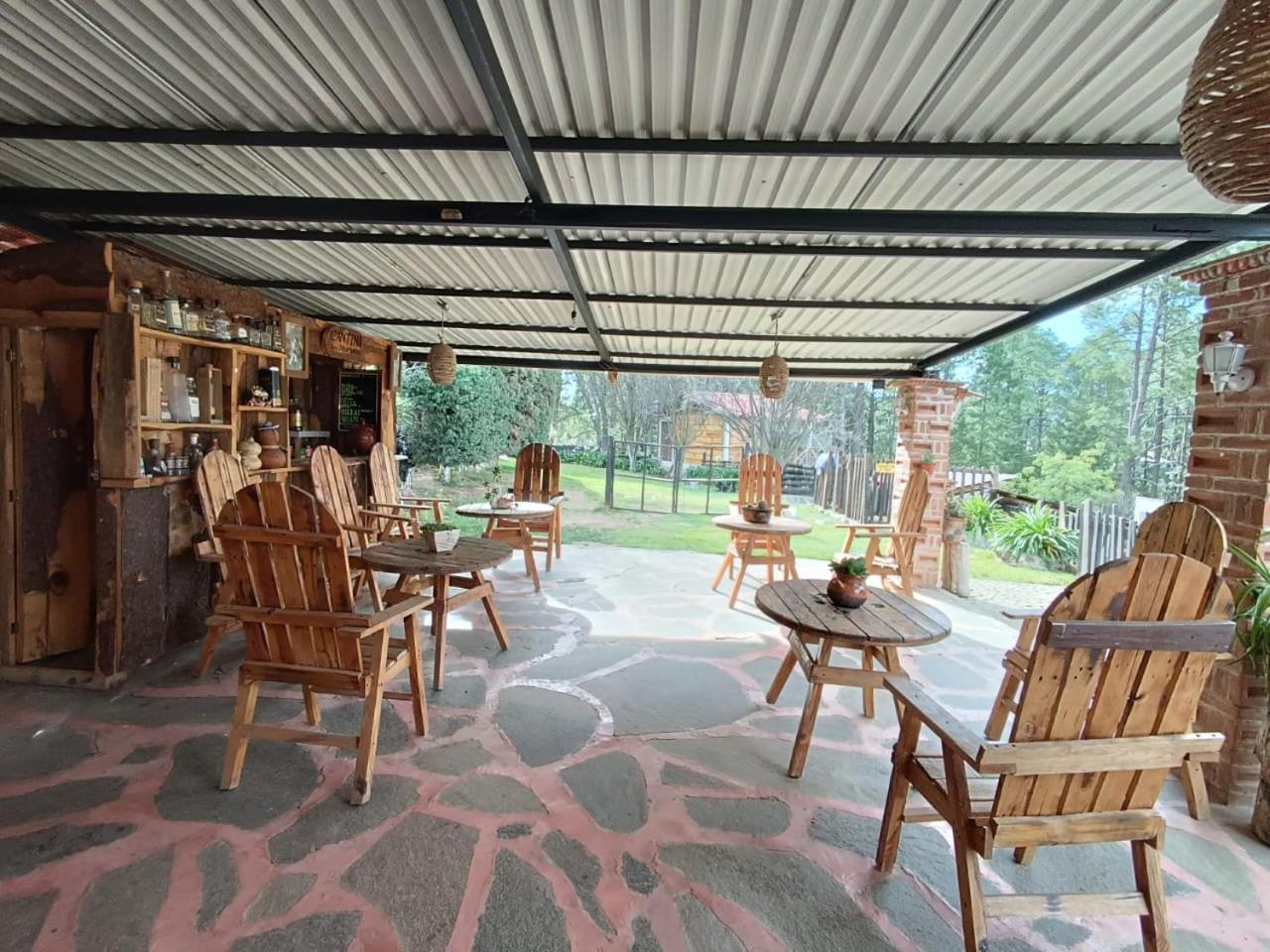 וייה דל קרבון Hospedaje Rancho La Joya מראה חיצוני תמונה