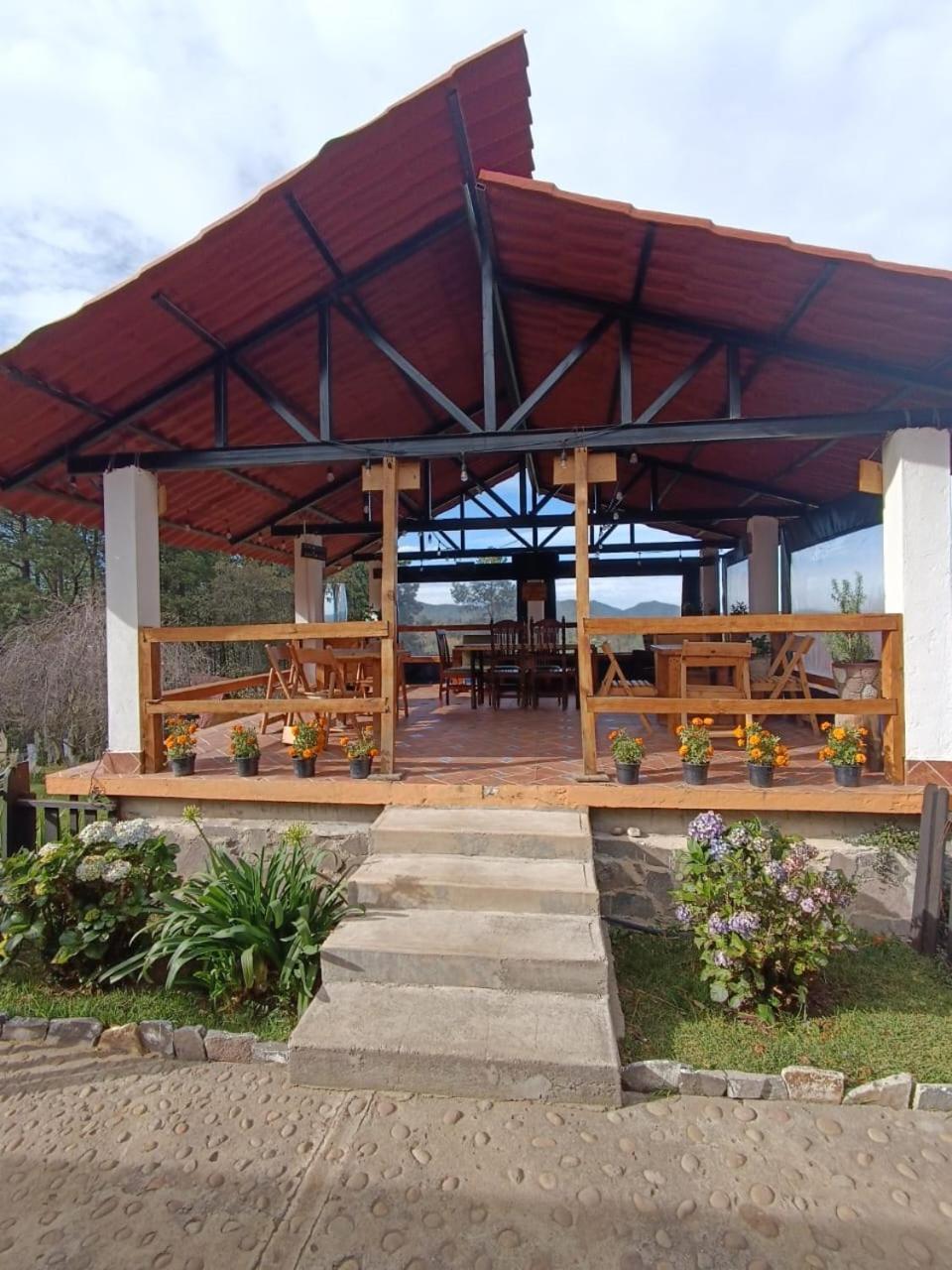 וייה דל קרבון Hospedaje Rancho La Joya מראה חיצוני תמונה