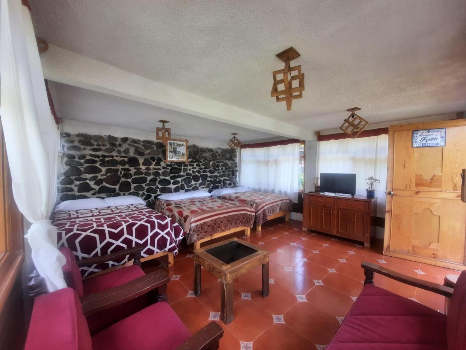וייה דל קרבון Hospedaje Rancho La Joya מראה חיצוני תמונה