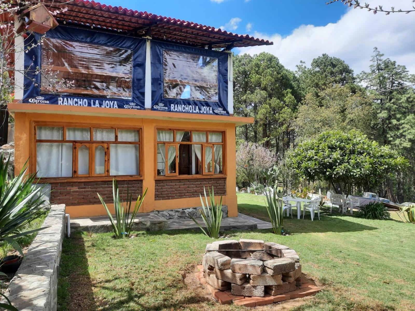 וייה דל קרבון Hospedaje Rancho La Joya מראה חיצוני תמונה